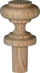 Holzknopf antik, alter, Holz Knopf, aus Eiche, Ø 24mm